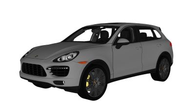 超精细汽车模型 保时捷卡宴porsche cayenne